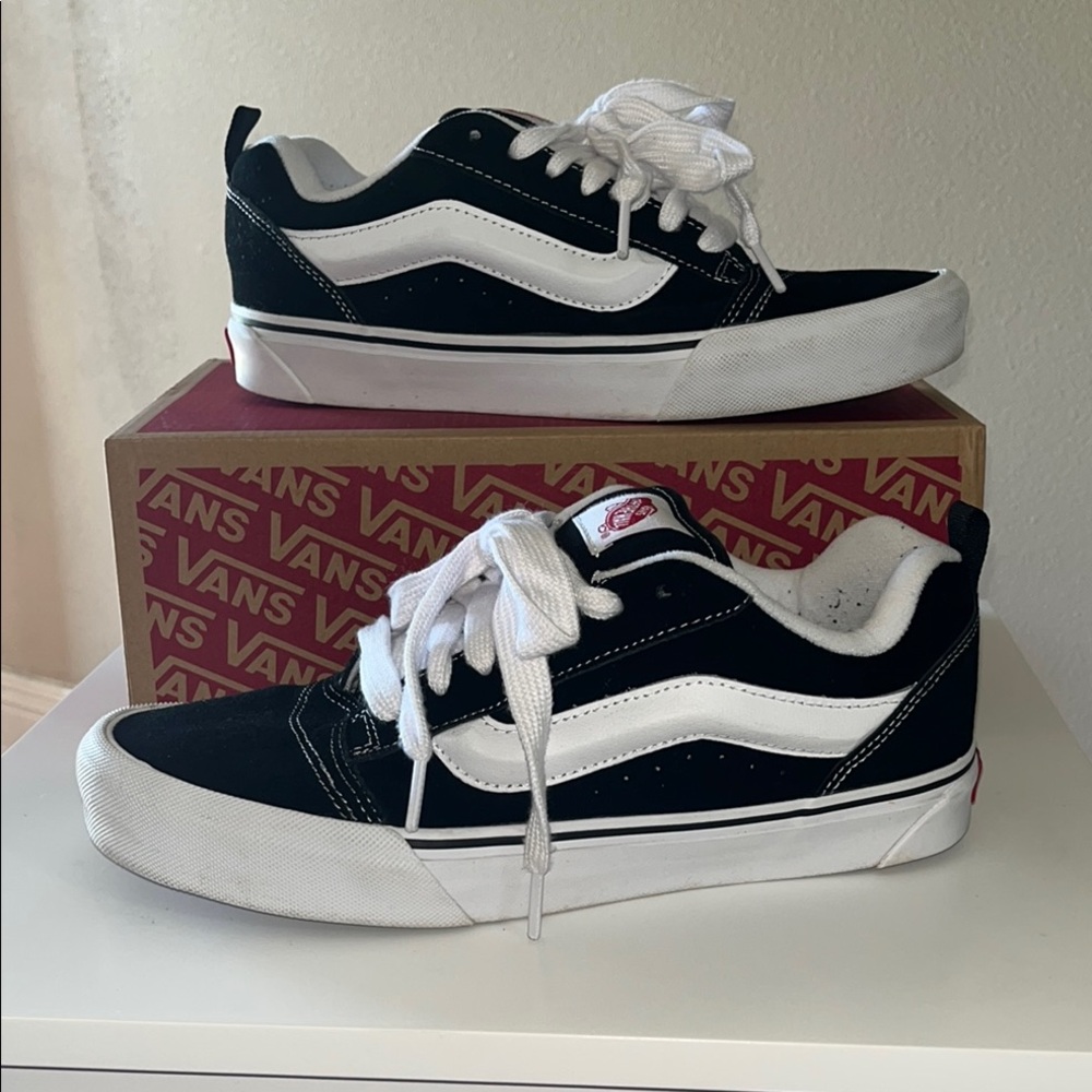 Vans Classic Black and White Sneakers